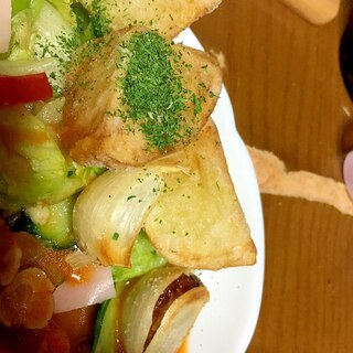 新じゃがとにんにく揚げ